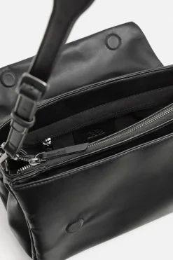 ZARA Malas / Mochilas^BANDOLERA SOLAPA CADENA Preto