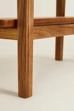 ZARA Móveis|Móveis^BANQUETA MADEIRA DE ACÁCIA Castanho