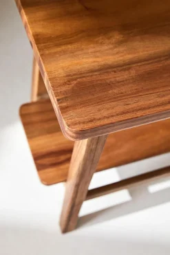 ZARA Móveis|Móveis^BANQUETA MADEIRA DE ACÁCIA Castanho