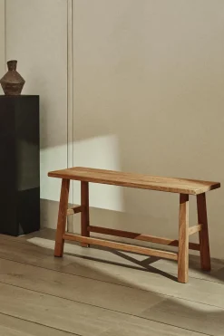 ZARA Móveis|Móveis^BANQUETA MADEIRA DE OLMO Bege-claro