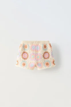 BERMUDAS CROCHÉ-ZARA Hot