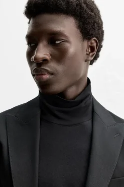 ZARA Blazers^BLAZER 100% LÃ Preto