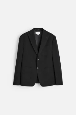 ZARA Blazers^BLAZER 100% LÃ Preto