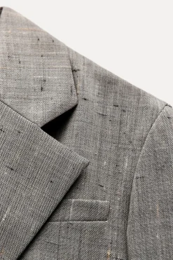ZARA Blazers / Coletes^BLAZER 100% LÃ ZW COLLECTION Cinzento