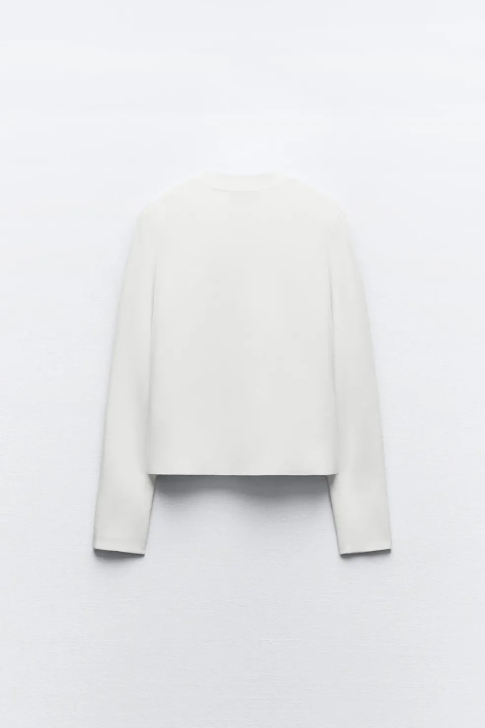 ZARA Blazers / Coletes^BLAZER ABERTO DE MALHA LISA Branco