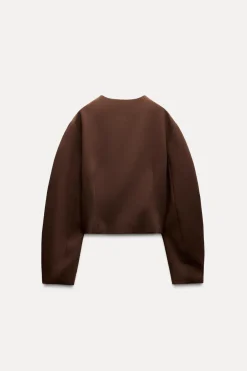 ZARA Blusões^BLAZER BALLON Castanho