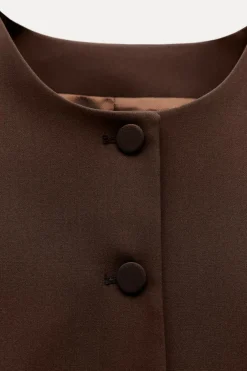 ZARA Blusões^BLAZER BALLON Castanho