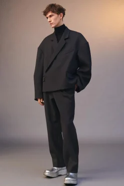 ZARA Blazers^BLAZER BOXY FIT LIMITED EDITION Preto