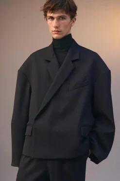 ZARA Blazers^BLAZER BOXY FIT LIMITED EDITION Preto