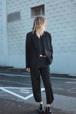 ZARA Blazers / Coletes^BLAZER BÁSICO Preto