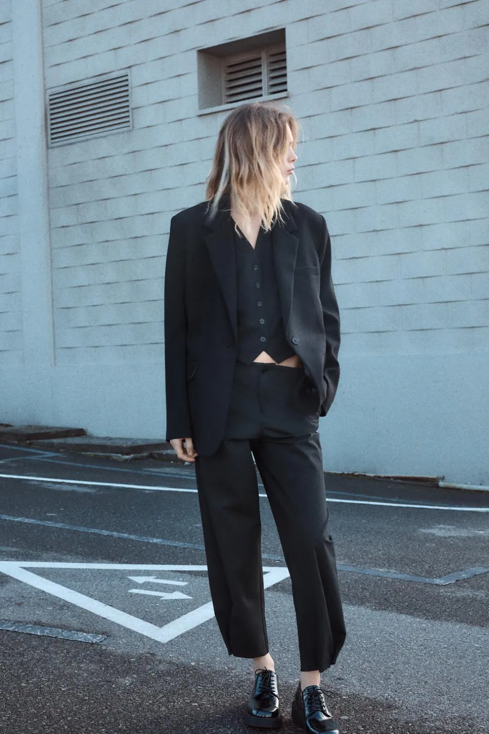 ZARA Blazers / Coletes^BLAZER BÁSICO Preto