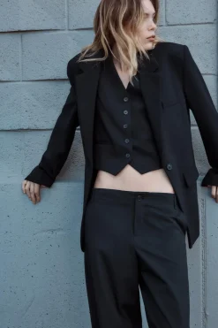 ZARA Blazers / Coletes^BLAZER BÁSICO Preto