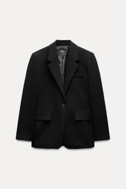 ZARA Blazers / Coletes^BLAZER BÁSICO Preto