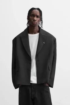 ZARA Blazers^BLAZER CINTA COSTAS Preto