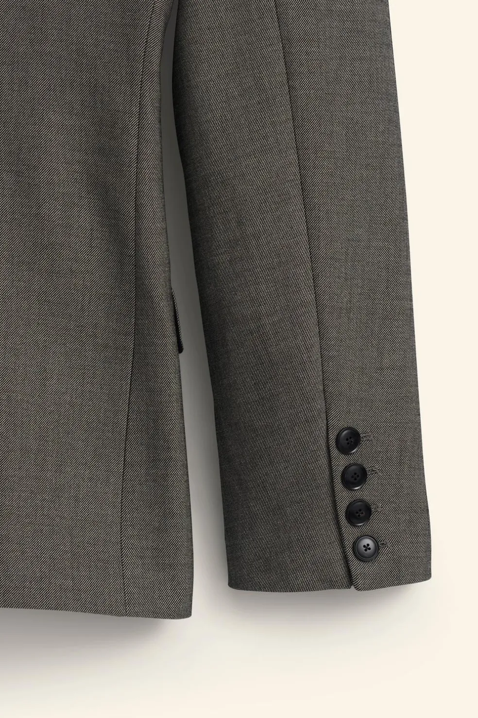 ZARA Blazers^BLAZER CINTADO LIMITED EDITION Cru / Preto