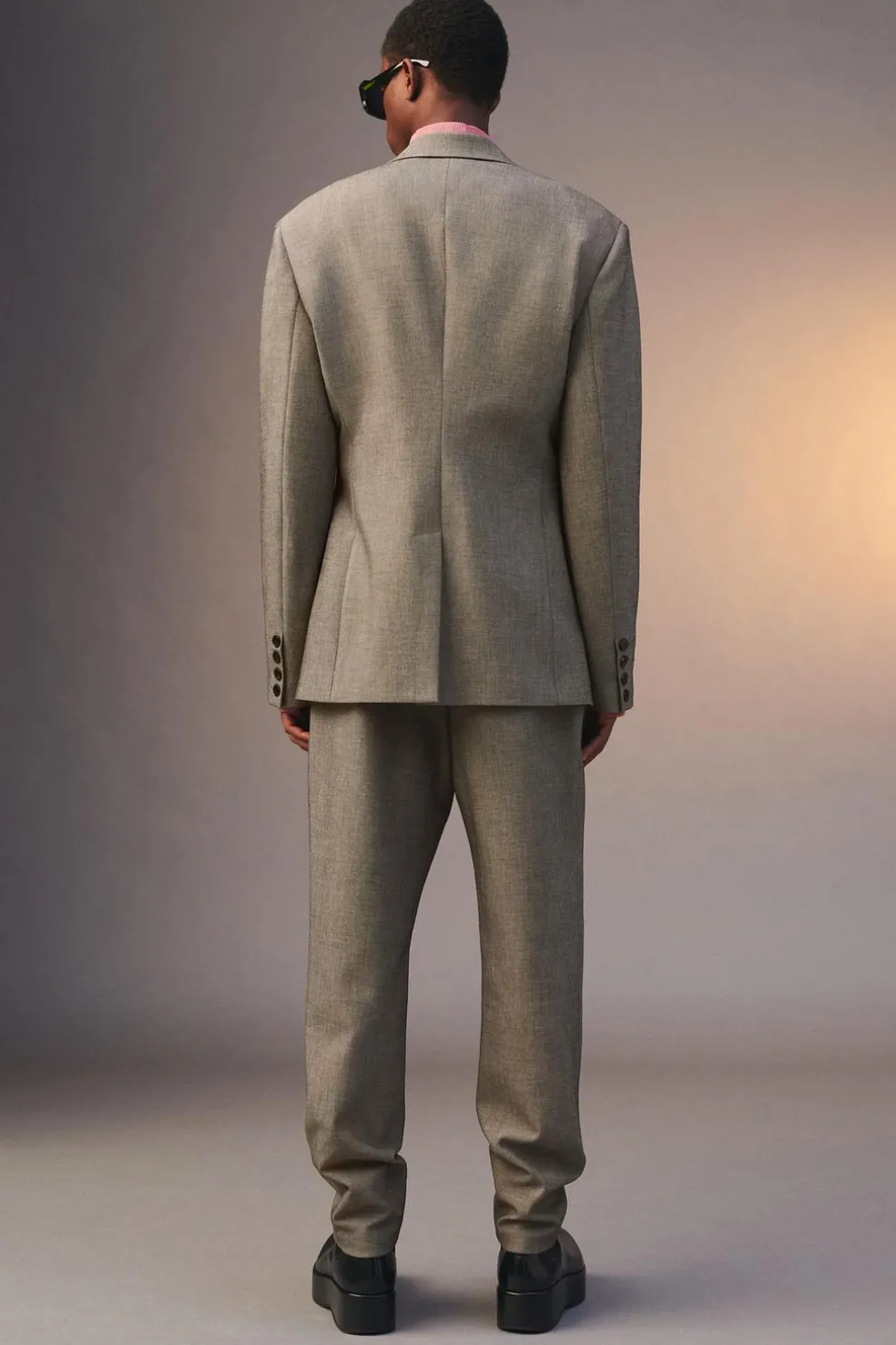 ZARA Blazers^BLAZER CINTADO LIMITED EDITION Cru / Preto