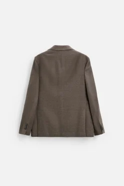 ZARA Blazers^BLAZER COM ESTRUTURA TWILL Torrado-escuro