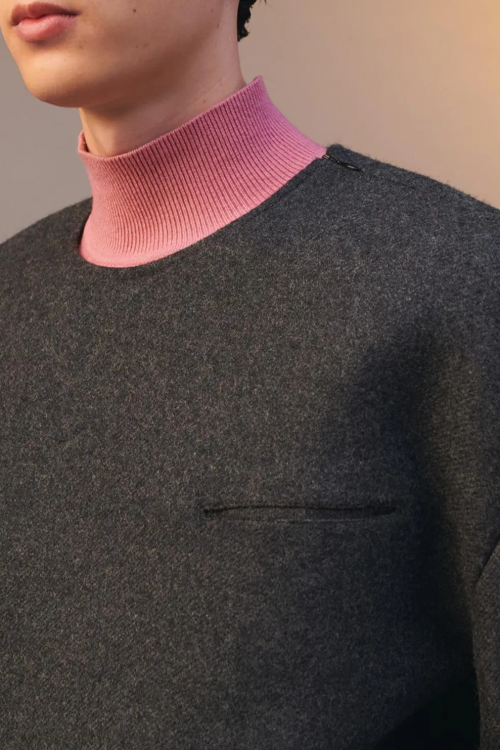 ZARA Blazers^BLAZER CROPPED FIT LIMITED EDITION Cinzento