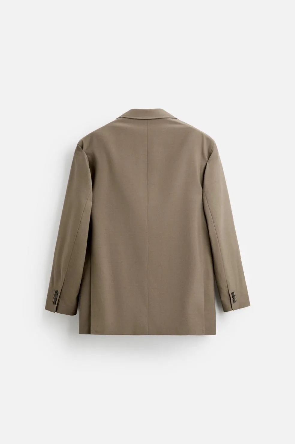 ZARA Blazers^BLAZER CRUZADO DE FATO Castanho / Toupeira