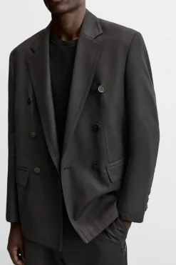 ZARA Blazers^BLAZER CRUZADO DE FATO Preto