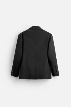 ZARA Blazers^BLAZER CRUZADO DE FATO Preto