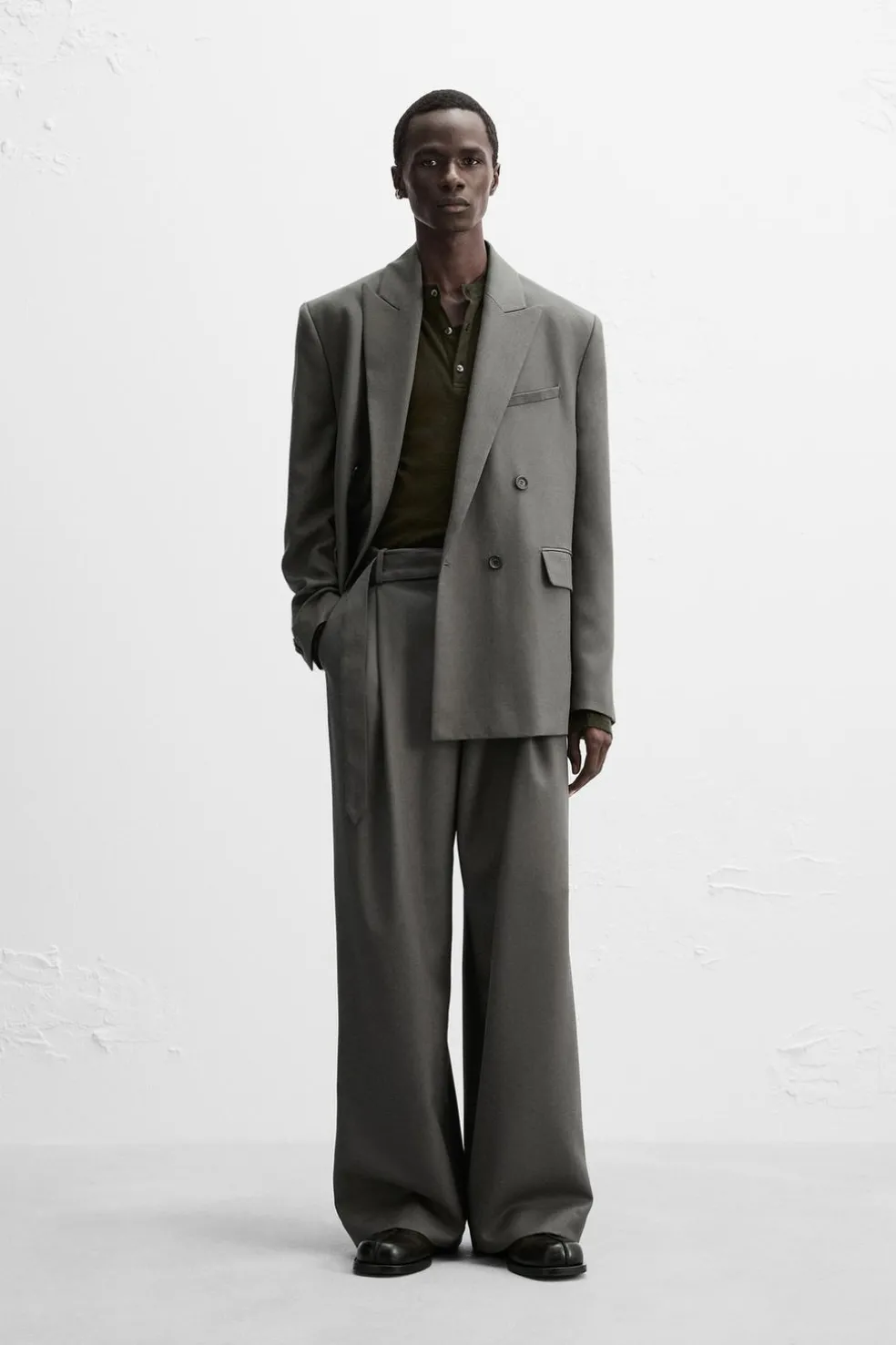 ZARA Blazers^BLAZER CRUZADO DE TRAJE X NANUSHKA Verde