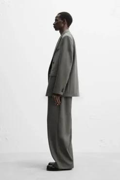 ZARA Blazers^BLAZER CRUZADO DE TRAJE X NANUSHKA Verde