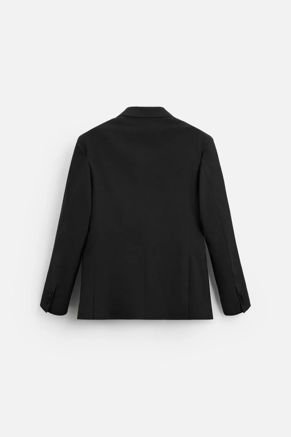 ZARA Blazers^BLAZER CRUZADO SMOKING Preto