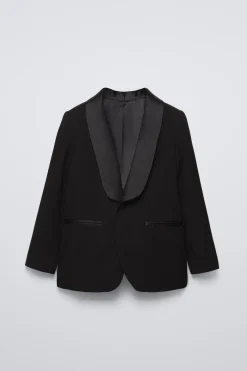 BLAZER DE FATO COMBINADO-ZARA Outlet