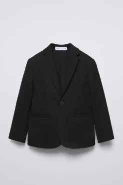 BLAZER DE FATO PIQUÉ-ZARA New