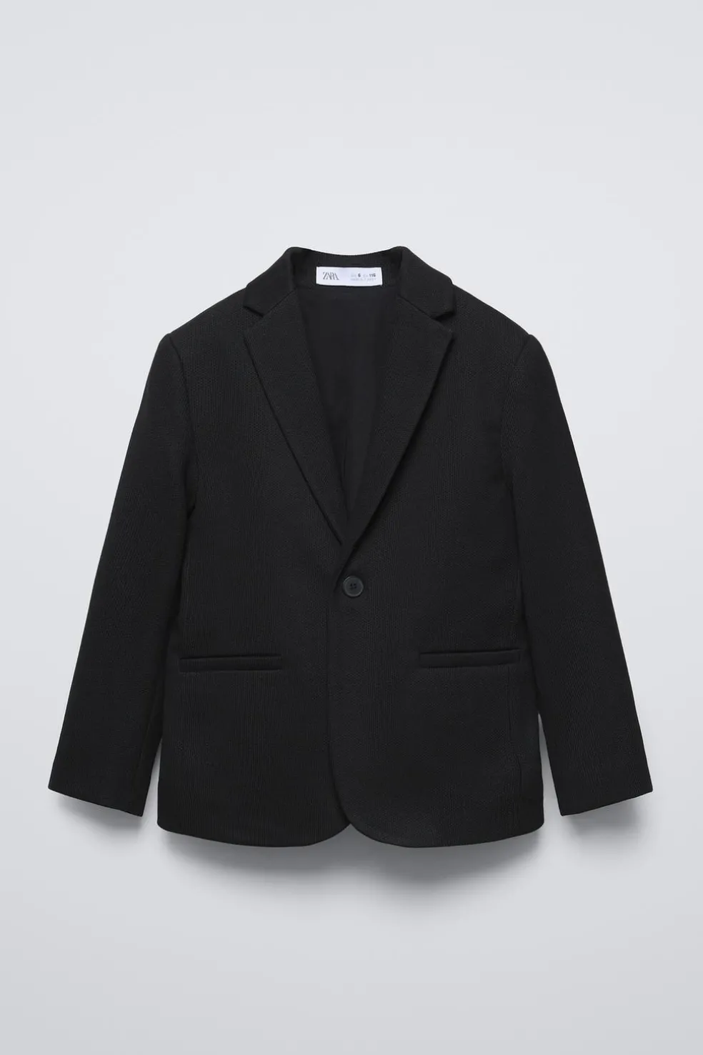 BLAZER DE FATO PIQUÉ-ZARA New