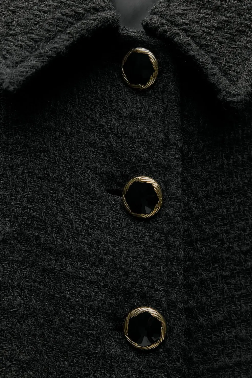 ZARA Blusões^BLAZER ESTRUTURA COM CINTO Preto