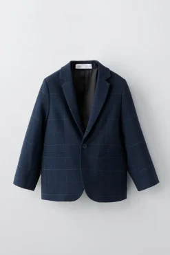 BLAZER FATO QUADRADOS-ZARA Cheap