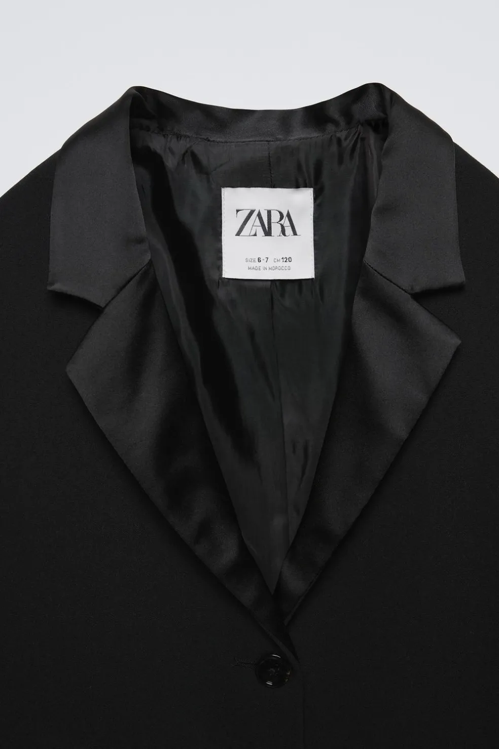 BLAZER OVERSIZE GOLA ACETINADA-ZARA Outlet