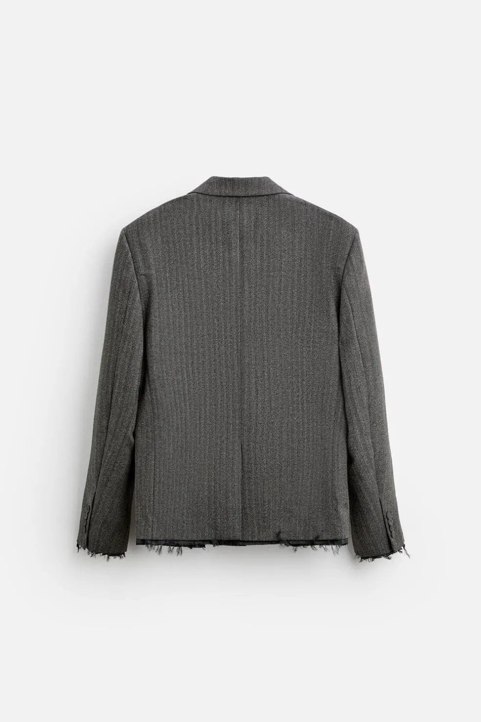 ZARA Blazers^BLAZER ÀS RISCAS DE FATO X HARRY LAMBERT Cinzento-escuro