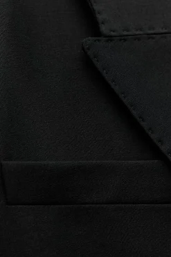 ZARA Vestidos^BLAZER VESTIDO ASSIMÉTRICO ZW COLLECTION Preto
