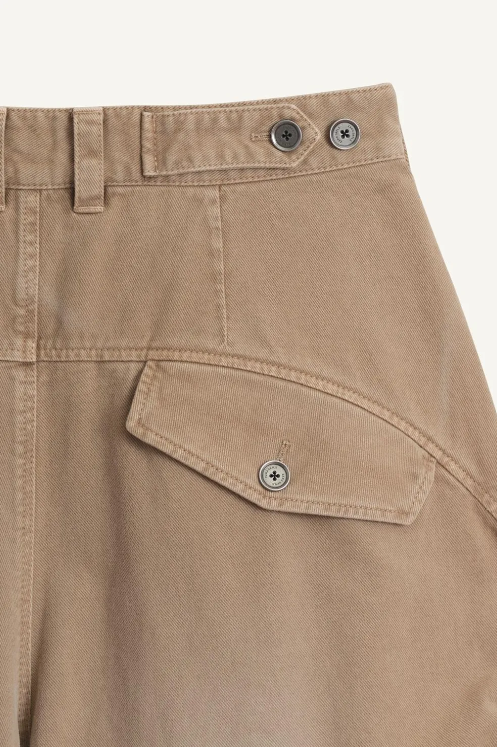 ZARA Calças^BLN PNT 13 Areia