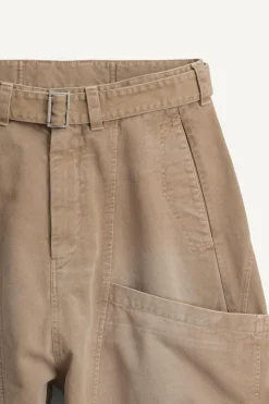 ZARA Calças^BLN PNT 13 Areia