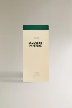 ZARA Presentes Para O Lar|Presentes Para O Lar^BLOCO DE NOTAS MAGNÉTICO PAPELARIA Verde