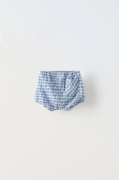 BLOOMER AOS QUADRADOS VICHY-ZARA Best Sale