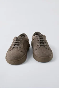 BLUCHER DE PELE-ZARA Outlet