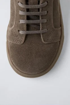 BLUCHER DE PELE-ZARA Outlet
