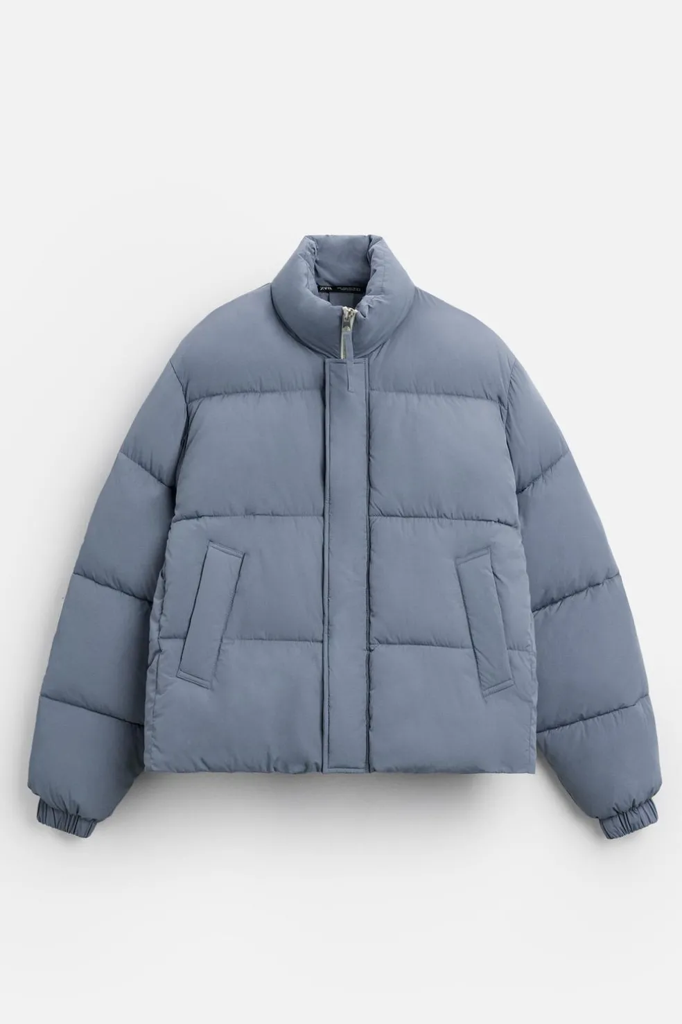 ZARA Blusões|Casacos De Pluma^BLUSÃO ACOLCHOADO Azul-claro