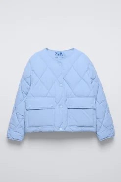 BLUSÃO ACOLCHOADO BOLSOS-ZARA New