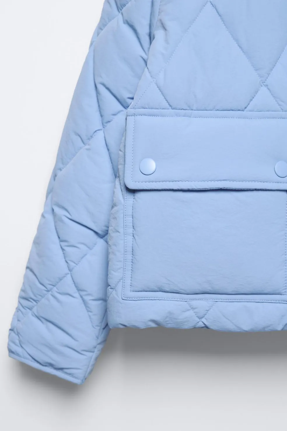 BLUSÃO ACOLCHOADO BOLSOS-ZARA New