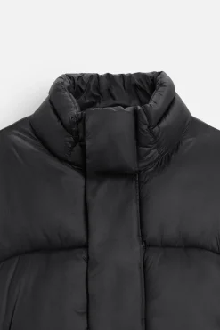 ZARA Blusões|Casacos De Pluma^BLUSÃO ACOLCHOADO BOXY FIT Preto