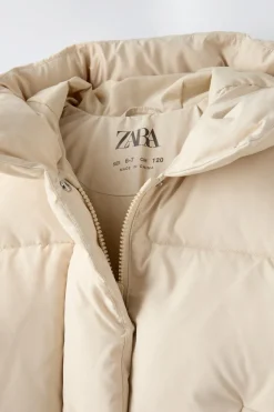 BLUSÃO ACOLCHOADO CAPUZ-ZARA New
