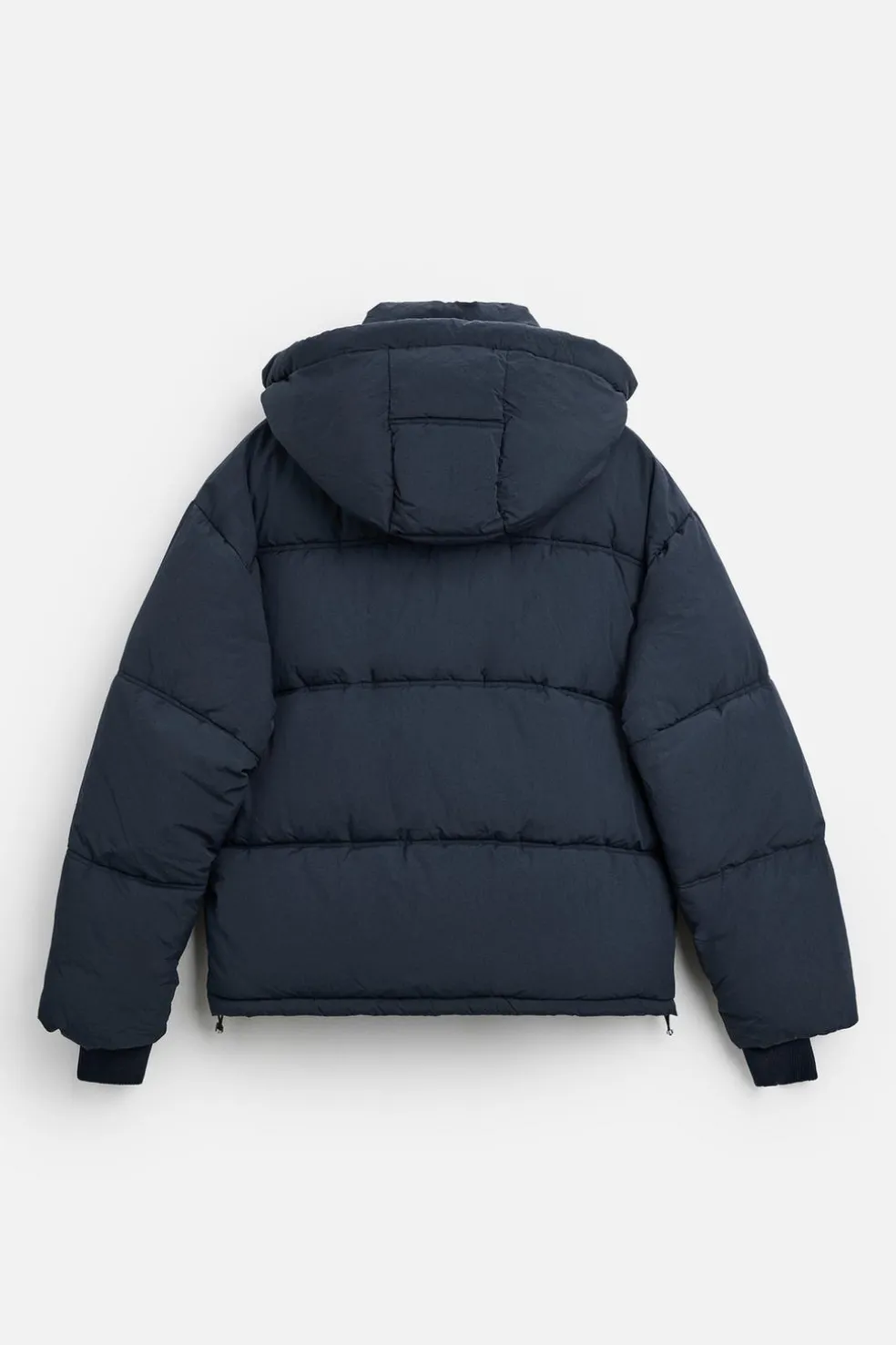 ZARA Blusões|Casacos De Pluma^BLUSÃO ACOLCHOADO CAPUZ azul/preto