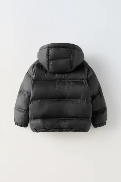 BLUSÃO ACOLCHOADO COM CAPUZ-ZARA Store