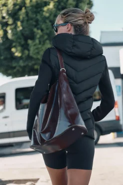 ZARA Blusões^BLUSÃO ACOLCHOADO COMBINADO Preto